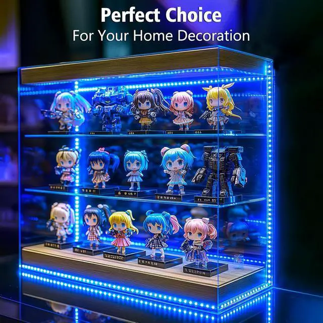 Alt view image 3 of 7 - Strip Lights USB 5V 9.8Ft 180 LED Strip Lights Cuttable 2835 SMD Super Bright with Self-Adhesive DIY for Cabinet Photo Frames Desks Monitor Shelves Decor (Blue)