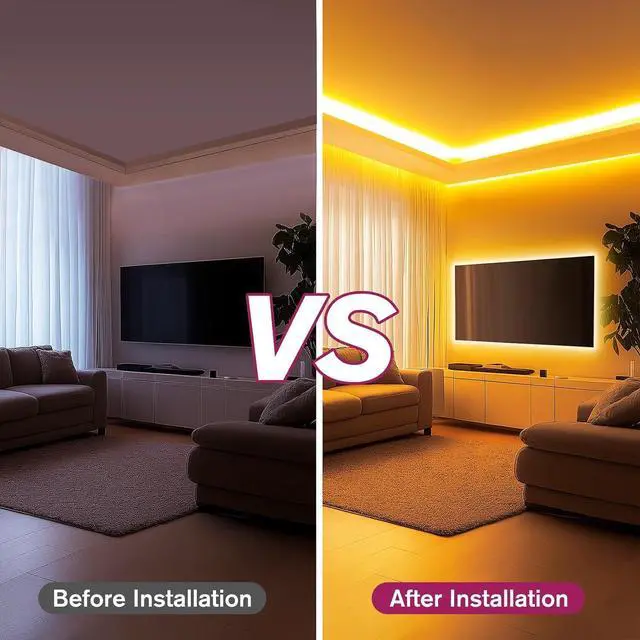 Alt view image 7 of 7 - COB LED Strip Lights Warm White 2700K Tape Light Premium High Density DC 24V 400+Lumens/ft 5120LEDs/Spool Ra 90+ 32.8ft/10m UL Listed 5 Year After-Service(Power Supply Sold Separately)