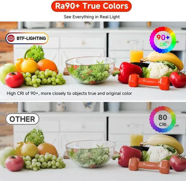 Alt view image 6 of 7 - FCOB COB LED Strip 5mm Width Super Narrow Flexible High Density Uniform light 16.4FT DC12V Daylight White 6000K CRI 90+ Dimmable LED Ribbon for Home Indoor Decor(No Controller or Adapter)