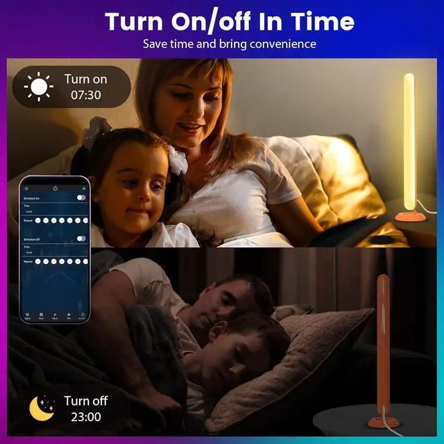 Alt view image 4 of 7 - Smart LED Light Bars LEDIC+WW TV Backlight with Double Light Beads App Control RF Remote Music Syncing and 47Modes for Gaming Room Decoration