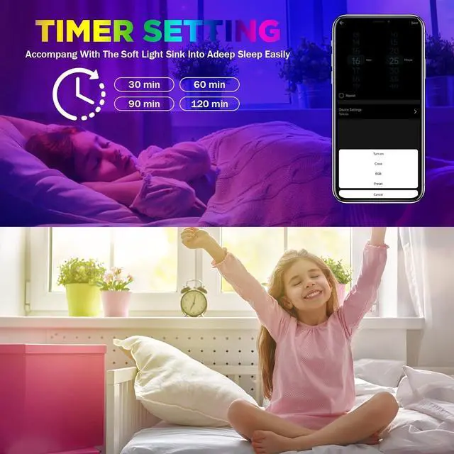 Alt view image 5 of 7 - USB RGB COB LED Strip Lights 4.92ft 5V Color Changing Strip Light Smart Light Strips APP Control Music Sync Led Light Strip Multi-Color Led Tape Light with Remote for Room Home Indoor Decoration