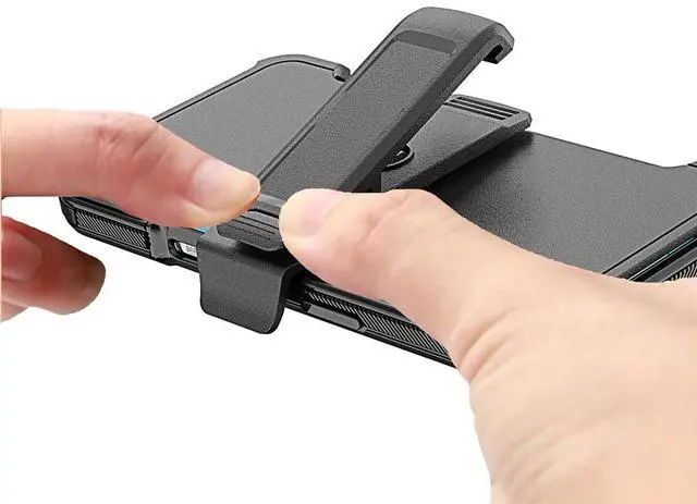 Alt view image 7 of 7 - Phone Case for iPhone 17 Case,Heavy Duty Hard Shockproof Armor Protector Case Cover with Belt Clip Holster for Apple iPhone 17 5G 2025 Phone Case(Buy one get one free) For Apple iPhone 17 Black+Blue