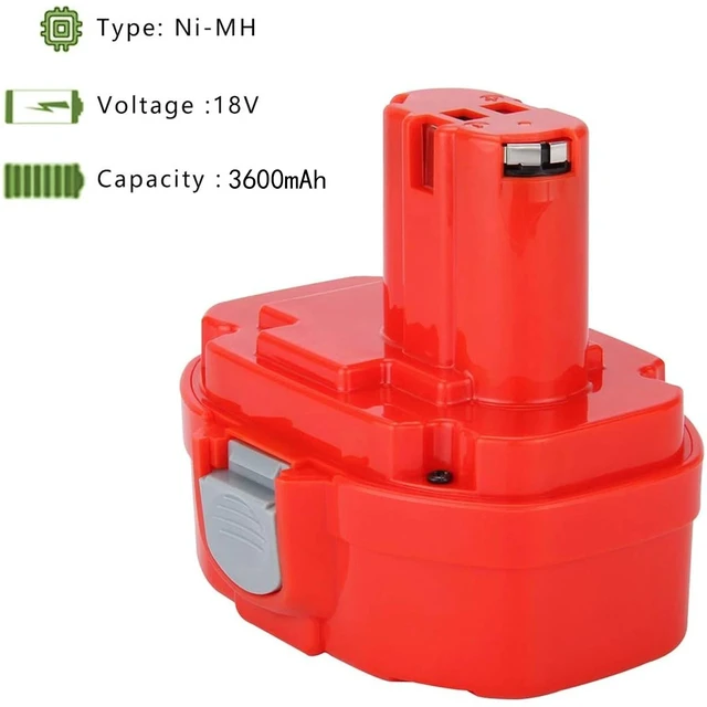 Alt view image 2 of 7 - 9.6V Ni-CD/Ni-MH Battery for Makita 9.6V 6207D PA09,9120 9122 9267-A