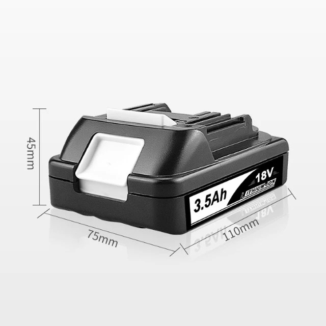 Alt view image 4 of 6 - Pack 2pcs X 18V 1.5Ah(2.0Ah/3.0Ah) Li-ion Battery for Makita BL1830 BL850