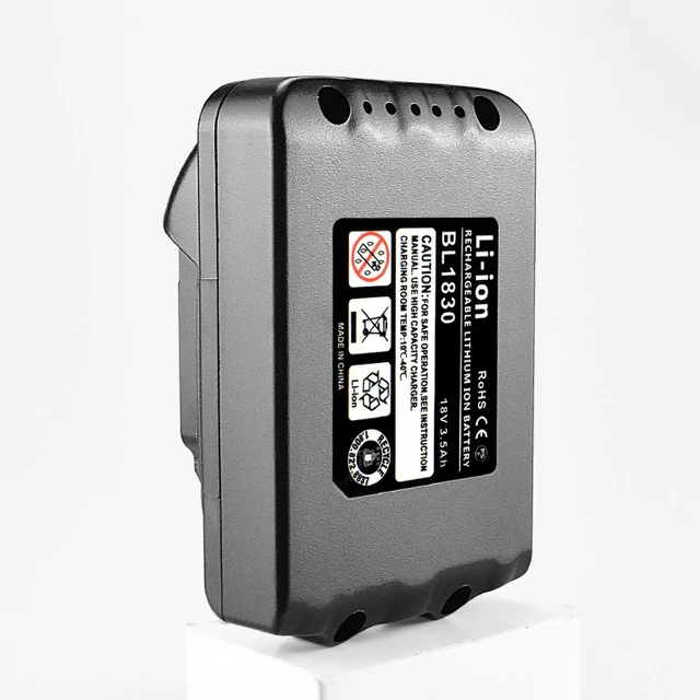 Alt view image 3 of 6 - Pack 2pcs X 18V 1.5Ah(2.0Ah/3.0Ah) Li-ion Battery for Makita BL1830 BL850
