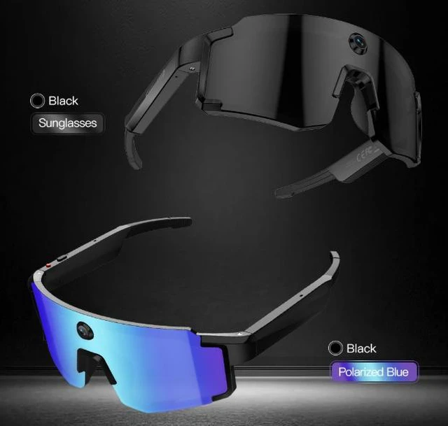 Main image of Pack 2pcs Ai new style smart sports goggles with camera support AI translation, object recognition, and an intelligent voice assistant.