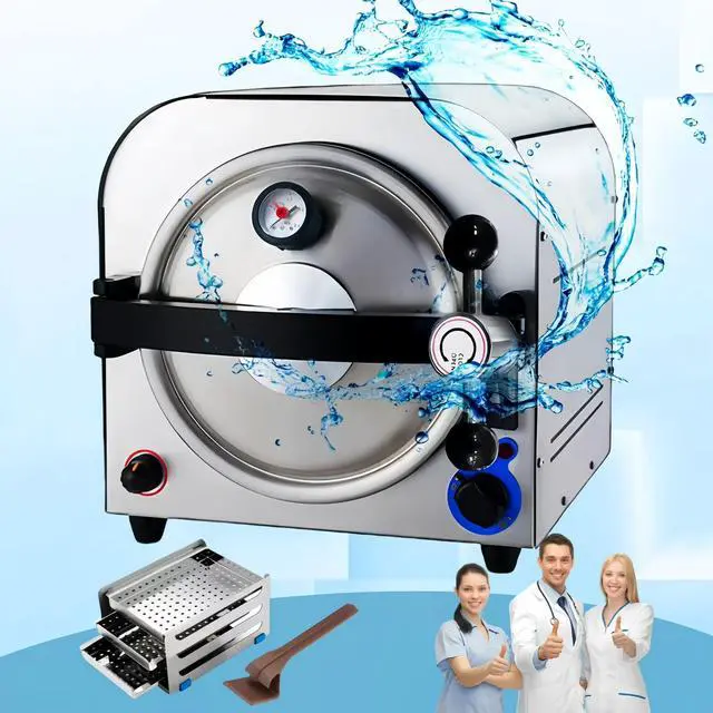 Main image of Luxelinc 14L Autoclave Sterilizers Lab Autoclave Machine, 900W Sterilizer Autoclave for Tools, Sterilizer Machine Autoclave Sterilizers for Esthetician, Steam Sterilizer