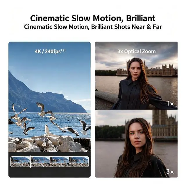 Alt view image 4 of 5 - DJI Osmo Pocket 4P Standard Combo 4K Gimbal Camera Vlog Handheld Stabilizer