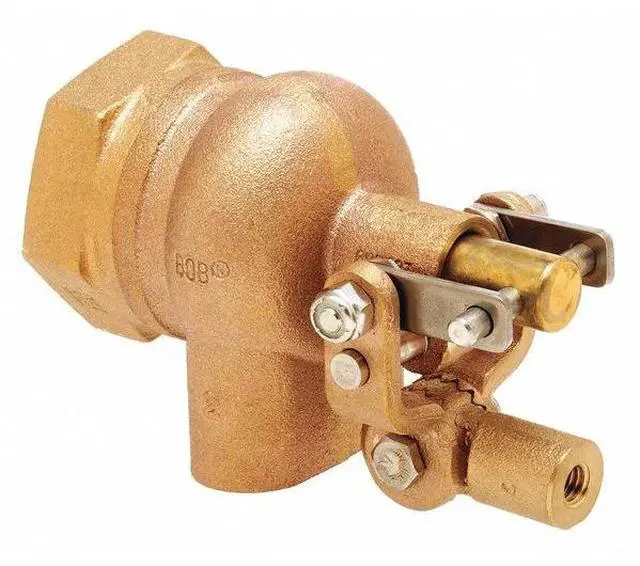 Main image of FOR Float Valve, 2 in., Pipe, Brass, FNPT