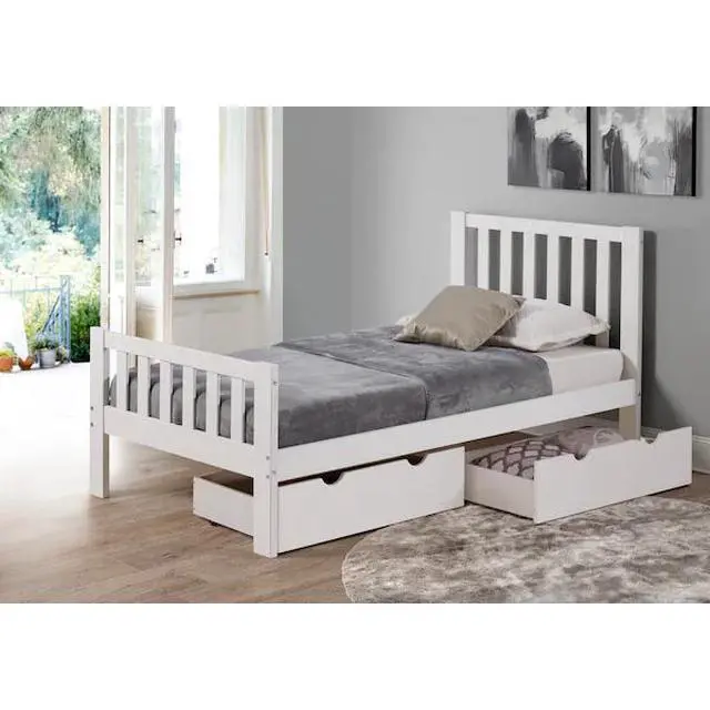 Alt view image 3 of 3 - FOR Alaterre Underbed Storage Drawers, White, PK2