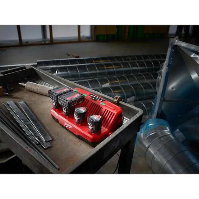 Alt view image 3 of 6 - FOR M12 Four Bay Sequential Charger