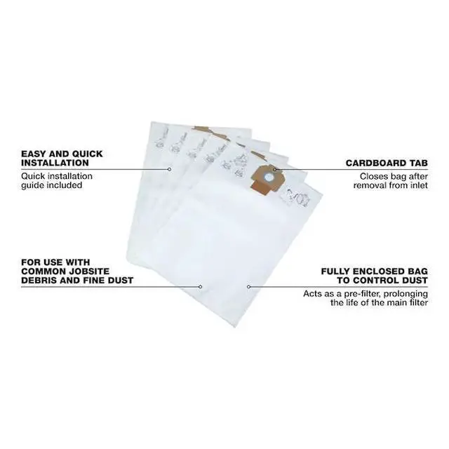 Alt view image 2 of 3 - FOR Fleece Dust Bags, PK5