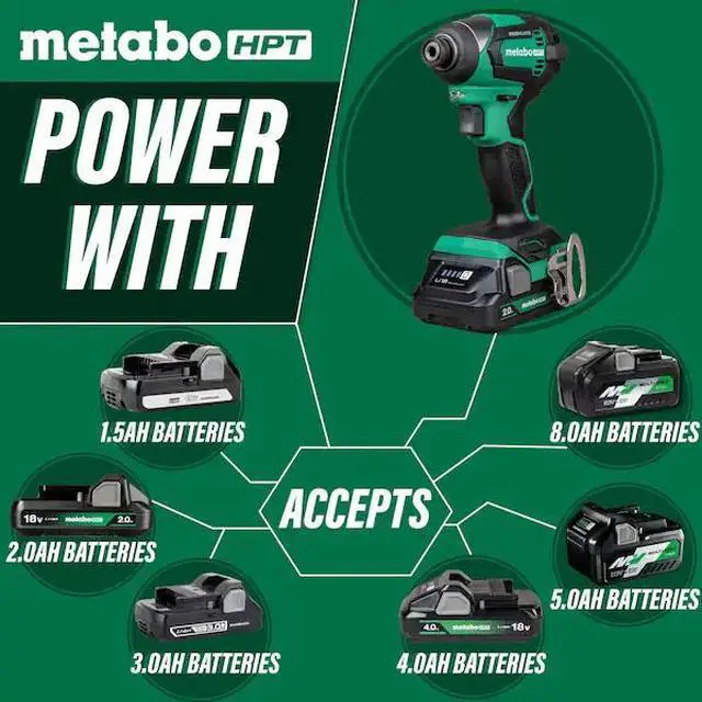 Alt view image 2 of 6 - FOR 18V MV Cordless Brushless 1/4in Impact Driver Kit 2 x 2.0Ah