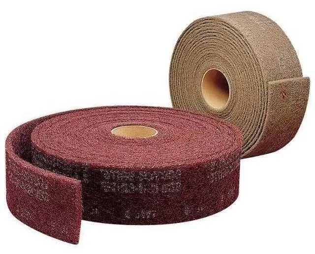 Main image of FOR Abrasive Roll, 2 in W x 30 ft L, Aluminum Oxide, CF-RL, Maroon