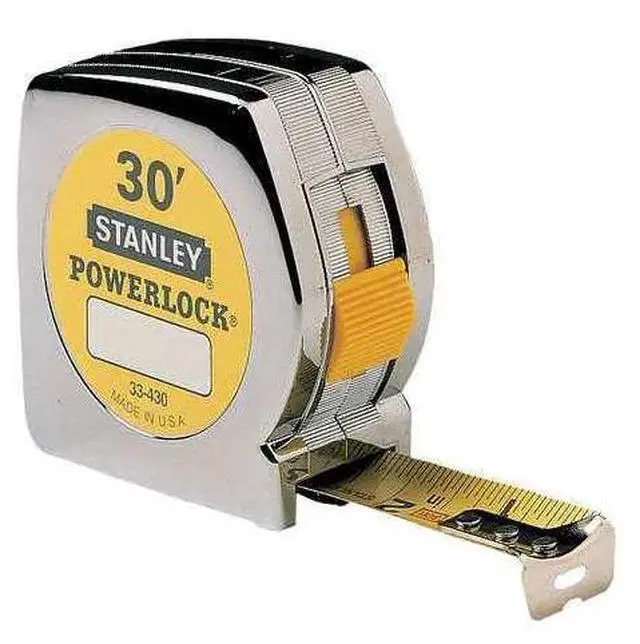 Alt view image 3 of 3 - FOR PowerLock 25 ft Tape Measure, 1 in Blade, True-Zero End Hook, Corrosion-Resistant, Chrome ABS Case