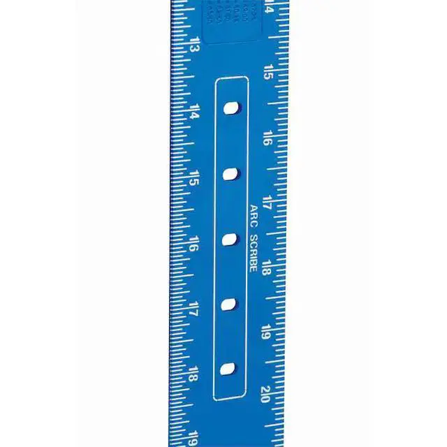 Alt view image 3 of 6 - FOR 16" x 24" True Blue Laser Etched Framing Square