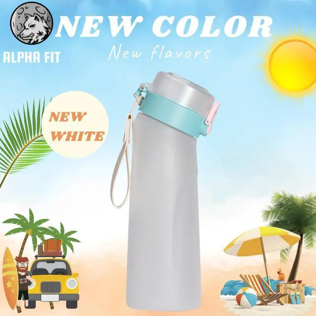 Alt view image 3 of 7 - Alpha Fit PRO Air Up Compatible Water Bottle - 750ml Premium Matte with Portable Pods Case, BPA-Free, Extra Durable & Leak-Proof (Includes 3 Flavor Pods) New White