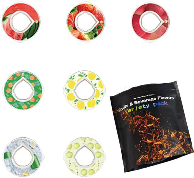 Main image of Alpha Fit Flavor Pods Pack | Variety Pods Compatible with Air Up & Alpha Fit Water Bottles | Zero Sugar, Zero Calories | Fruit Flavors: Cola, Watermelon, Peach & More 7-Pack Variety