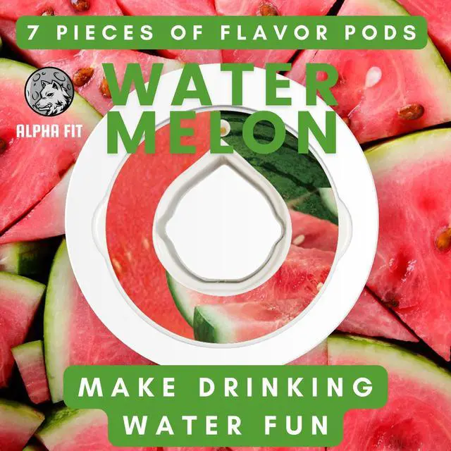Alt view image 7 of 7 - Alpha Fit Flavor Pods Pack | Variety Pods Compatible with Air Up & Alpha Fit Water Bottles | Zero Sugar, Zero Calories | Fruit Flavors: Cola, Watermelon, Peach & More 7-Pack Variety