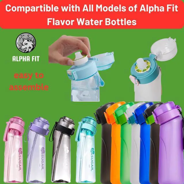 Alt view image 5 of 6 - Alpha Fit Flavor Pods Pack | Variety Pods Compatible with Air Up & Alpha Fit Water Bottles | Zero Sugar, Zero Calories | Fruit Flavors: Cola, Watermelon, Peach & More 7-Pack Watermelon