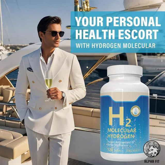 Alt view image 3 of 7 - Alpha Fit Hydrogen Water Tablets with Magnesium, 120 Count - 12ppm H2 Molecular Supplement for Brain Health, Cognitive Function & Cellular Energy Boost, Antioxidant Support, Non-GMO, Gluten-Free