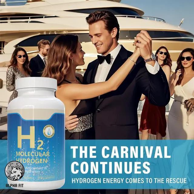 Alt view image 2 of 7 - Alpha Fit Hydrogen Water Tablets with Magnesium, 120 Count - 12ppm H2 Molecular Supplement for Brain Health, Cognitive Function & Cellular Energy Boost, Antioxidant Support, Non-GMO, Gluten-Free