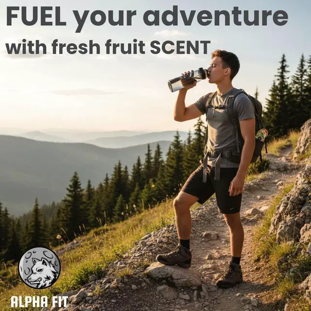 Alt view image 3 of 6 - Alpha Fit Air Up Compatible Flavored Water Bottle with 3 Flavor Pods - 22oz/650ml BPA-Free, Leak-Proof Reusable Bottle for School, Kids & Teens
