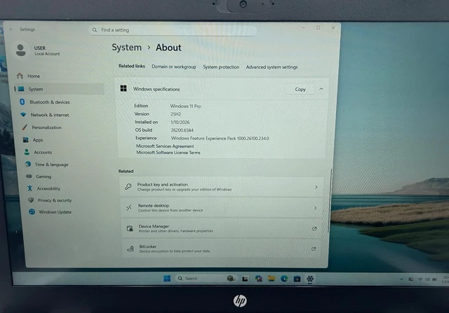 Alt view image 3 of 5 - HP ProBook 650 G5 15.6" Full HD Laptop Intel Core i5-8265U 1.60GHz 8 GB RAM 128 GB SSD Intel UHD Graphics 620 Windows 11 Pro