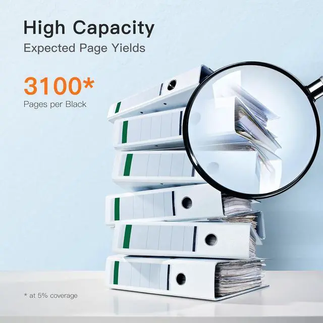 Alt view image 2 of 6 - E-Z Ink 057 Toner Cartridges(with Chip) Replacement for Canon 057 Toner CRG-057 057H Work with ImageCLASS MF445dw MF448dw MF441dw LBP226dw LBP227dw LBP228dw LBP221dw Printer Laser Printer Ink(2 Black)