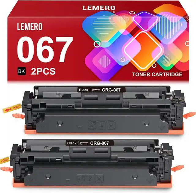 Main image of LEMERO 067 Black Toner Compatible for Canon 067 Black Toner Cartridges 067H Toner Work for Canon MF656Cdw Toner Cartridges MF654Cdw MF653Cdw LBP632Cdw Printer (2-067 Black Toner)