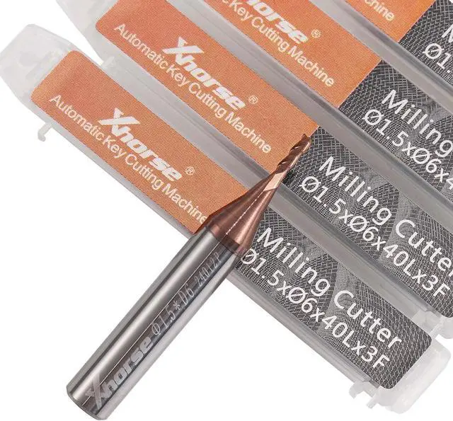 Alt view image 3 of 6 - Xhorse Original 1.5mm Milling Cutter for Condor XC-Mini Plus/Plus II/XC-002 and Dolphin XP005/XP005L/XP007 Key Cutting Machine(1.5mm)