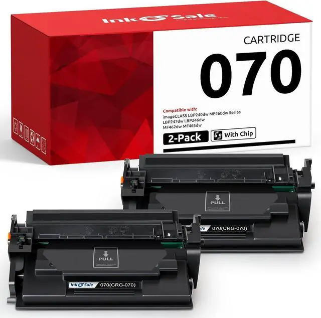 Main image of INK E-SALE 070 Compatible Toner Cartridge Replacement for Canon 070 070H CRG070 CRG-070 CRG070H for Canon imageCLASS LBP240dw LBP246dw LBP247dw MF460dw MF462dw MF465dw Printer (Black,2-Pack)