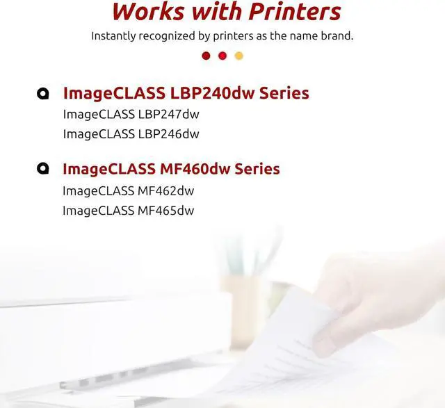 Alt view image 2 of 7 - INK E-SALE 070 Compatible Toner Cartridge Replacement for Canon 070 070H CRG070 CRG-070 CRG070H for Canon imageCLASS LBP240dw LBP246dw LBP247dw MF460dw MF462dw MF465dw Printer (Black,2-Pack)