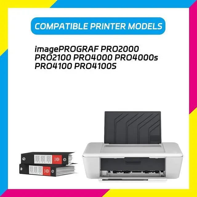 Alt view image 2 of 7 - MC-30 Ink Waste Container Compatible for Canon imagePROGRAF PRO2000 PRO2100 PRO4000 PRO4000s PRO4100 PRO4100S Printers, High Yield 50000 Pages, with Chip High-Definition Printing (Black)