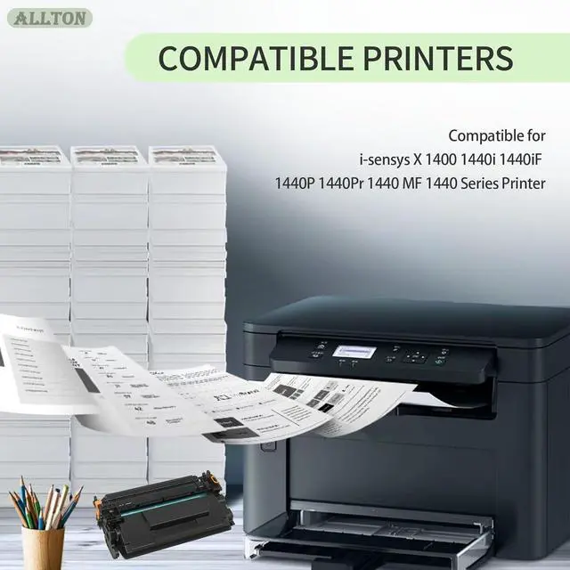 Alt view image 2 of 6 - T13 Toner Cartridge Black 5640C005AA Toner (with Display Capacity chip) Compatible for Canon i-sensys X 1400 1440i 1440iF 1440P 1440Pr 1440 MF 1440 Series Printer(1-Pack)