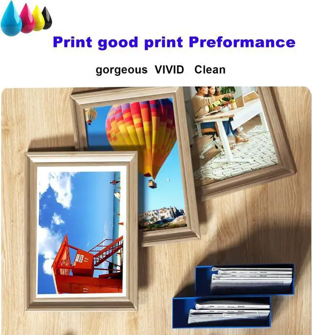 Alt view image 4 of 6 - BABU 923e (with chip) Compatible Ink Cartridges Replacement for HP 923 923e to Use with HP OfficeJet Pro 8135e 8138e 8139e 8130e 8125e 8124e 8120 8135 HP 8122e (Black Cyan Magenta Yellow)