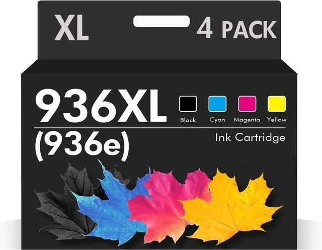 Main image of 936XL 936 Ink Cartridges Combo Pack: Replacement for HP Ink 936XL Black and 936 Color Combo Pack for HP OfficeJet Pro 9120e Series 9125e 9122e 9128e 9110b 9120b 9130b 9130e 9135e 9730e Printer