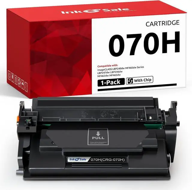Main image of INK E-SALE 070H Compatible Toner Cartridge Replacement for Canon 070 070H for Canon imageCLASS LBP240dw LBP246dw LBP247dw MF460dw MF462dw MF465dw Printer (Black,1-Pack)
