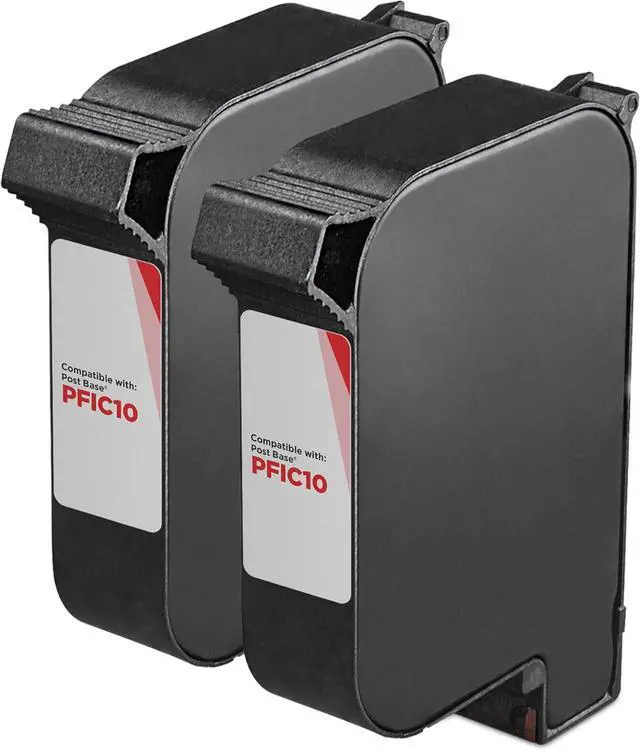 Alt view image 2 of 7 - LD Products Compatible Replacement for FP PostBase Fusion PFIC10 Standard Capacity Ink Cartridge (Fluorescent Red, 2-Pack) for use with Semi-Auto, Auto, Advanced A120 Printer Models