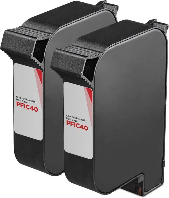 Alt view image 2 of 7 - LD Products Compatible Replacement for FP PostBase Fusion PFIC40 Standard Capacity Ink Cartridge (Fluorescent Red, 2-Pack) for use with Semi-Auto, Auto, Advanced A120 Printer Models