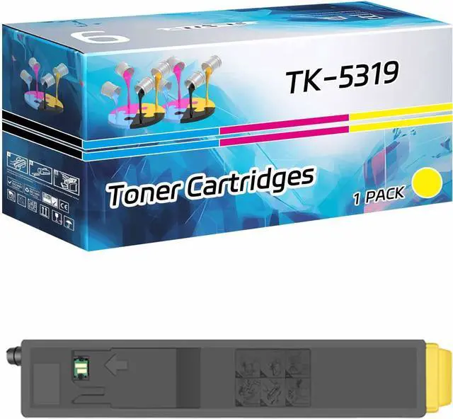Main image of TK-5319 Toner Cartridges Compatible for Kyocera TASKalfa 408ci 508ci Printers, High Yield 25000 Pages, Contains Chip, High-Definition Printing (1 Pack Yellow)