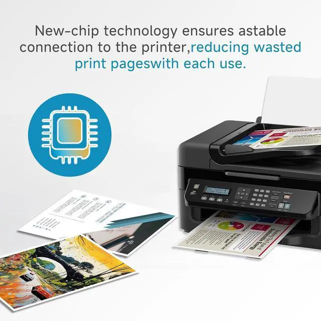 Alt view image 5 of 5 - 923XL 923e Ink Cartridges Compatible Replacement for HP 923 XL Combo Pack Fit for HP923 Printer 8130e 8138e 8135e Compatible for OfficeJet Pro 8125e 8122e 8139e 8130 8132e Black Cyan Magenta Yellow