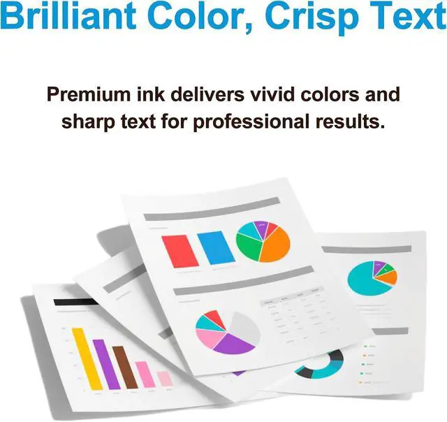 Alt view image 4 of 7 - 923e 923xl Ink Cartridge Black and color Combo Pack Compatible for HP 923 e for HP923 XL Printer for OfficeJet Pro 8120 8122e 8125e 8130 8135e 8138e 8139e Printers; Black/Cyan/Magenta/Yellow (4-Pack)