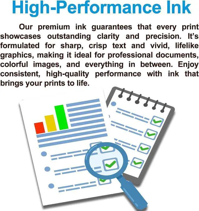 Alt view image 5 of 7 - 923e 923xl Ink Cartridge Black and color Combo Pack Compatible for HP 923 e for HP923 XL Printer for OfficeJet Pro 8120 8122e 8125e 8130 8135e 8138e 8139e Printers; Black/Cyan/Magenta/Yellow (4-Pack)