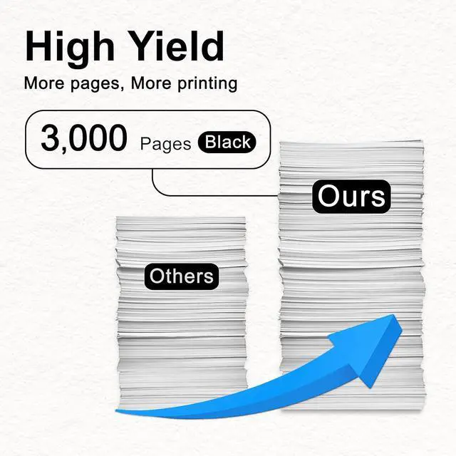 Alt view image 3 of 6 - B205/ B210/ B215 (2-Pack, High Yield) Black Toner Cartridge Replacement for Xerox B205 B210 B215 B205NI B205MFP B210DNI B215DNI B215MFP - 106R04347