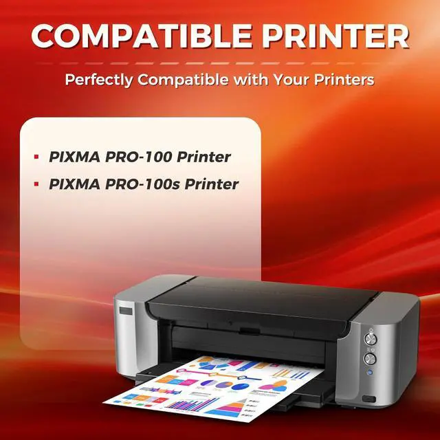 Alt view image 2 of 7 - YQSLPBM CLI-42 Ink Cartridges Compatible for Canon CLI-42 CLI42 CLI 42 Ink for Canon PRO 100 Ink Cartridges for Pixma PRO-100 PRO-100S Printer(8 Pack)