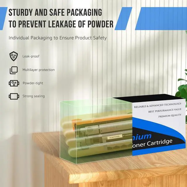 Alt view image 6 of 7 - Compatible W1340X with Chip Replacement for HP 134X Toner Cartridge for Laser Jet M209dw M234dw M234sdn M234sdw Ink (2PK,with Chip)