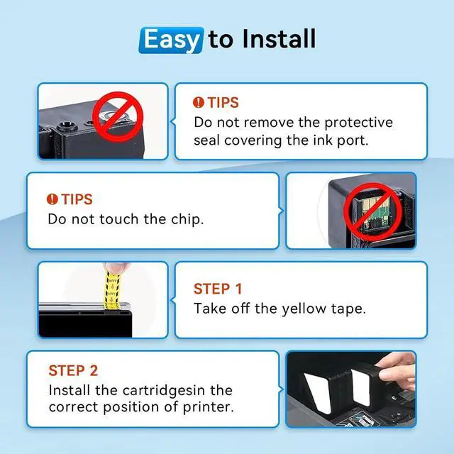 Alt view image 6 of 7 - 5/Pack 950XL 951XL Ink Cartridges for HP Printer Compatible for HP 950 951 Ink Cartridges Combo Pack Work with HP OfficeJet Pro 8600 8610 8620 8630 8615 8100 276DW 251DW (2 Black/Cyan/Magenta/Yellow)