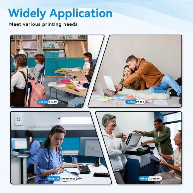 Alt view image 7 of 7 - 5/Pack 950XL 951XL Ink Cartridges for HP Printer Compatible for HP 950 951 Ink Cartridges Combo Pack Work with HP OfficeJet Pro 8600 8610 8620 8630 8615 8100 276DW 251DW (2 Black/Cyan/Magenta/Yellow)