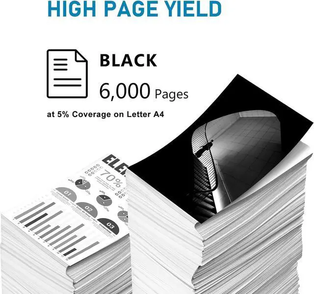 Alt view image 3 of 5 - TN920XL Toner Cartridge Compatible for Brother TN920 TN-920XL TN920XXL HL-L6210DW Toner Cartridges for MFC-L5915DW HL-L6310DW HL-L5210DN HL-L5210DW HL-L5210DWT MFC-L5710DN(2Pack, Black)